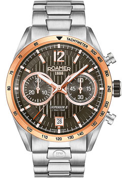 

Швейцарские наручные мужские часы Roamer 510.902.49.64.50. Коллекция Superior Chrono II