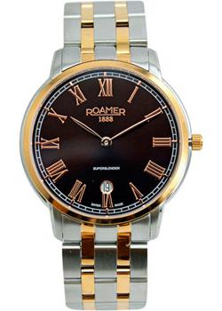 

Швейцарские наручные мужские часы Roamer 515.810.49.05.50. Коллекция Superslender