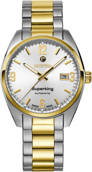

Швейцарские наручные мужские часы Roamer 550.633.47.14.50. Коллекция Superking