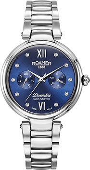 Швейцарские наручные  женские часы Roamer 600.821.41.49.50. Коллекция DreamLine - фото 1