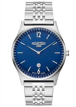 

Швейцарские наручные мужские часы Roamer 650.810.41.45.50. Коллекция Elements