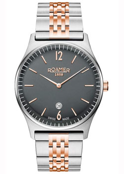 

Швейцарские наручные мужские часы Roamer 650.810.41.65.50. Коллекция Elements