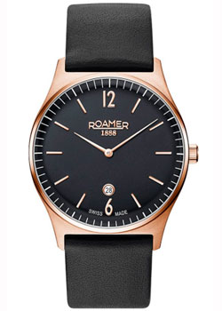 

Швейцарские наручные мужские часы Roamer 650.810.49.60.05. Коллекция Elements