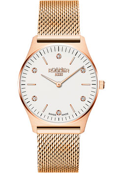 

Швейцарские наручные женские часы Roamer 650.815.49.15.90. Коллекция Elements