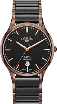 Швейцарские наручные  мужские часы Roamer 658.833.43.55.61. Коллекция C-Line