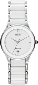 

Швейцарские наручные женские часы Roamer 677.981.41.25.60. Коллекция Ceraline