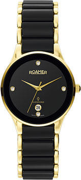 

Швейцарские наручные женские часы Roamer 677.981.48.59.60. Коллекция Ceraline