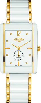 

Швейцарские наручные женские часы Roamer 690.855.48.29.60. Коллекция Ceraline