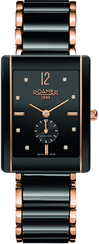 

Швейцарские наручные женские часы Roamer 690.855.49.59.60. Коллекция Ceraline