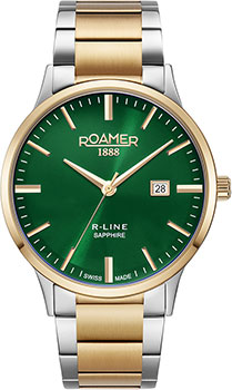 

Швейцарские наручные мужские часы Roamer 718.833.48.75.70. Коллекция R-Line Classic