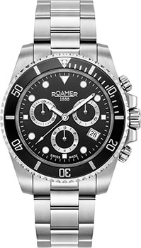 Швейцарские наручные  мужские часы Roamer 851.837.41.55.20. Коллекция Deep Sea 100