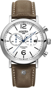 

Швейцарские наручные мужские часы Roamer 935.951.41.24.09. Коллекция Vanguard