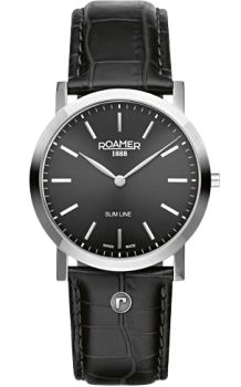 

Швейцарские наручные мужские часы Roamer 937.830.41.50.09. Коллекция Slim-Line