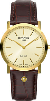 

Швейцарские наручные мужские часы Roamer 937.830.48.30.09. Коллекция Slim-Line