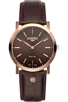 

Швейцарские наручные мужские часы Roamer 937.830.49.60.09. Коллекция Slim-Line