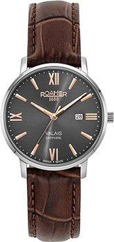 Швейцарские наручные  женские часы Roamer 958.844.41.53.05. Коллекция Valais - фото 1
