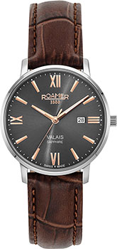 

Швейцарские наручные женские часы Roamer 958.844.41.53.05. Коллекция Valais