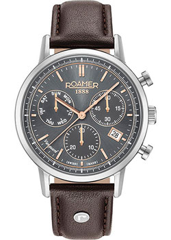 

Швейцарские наручные мужские часы Roamer 975.819.41.05.09. Коллекция Vanguard