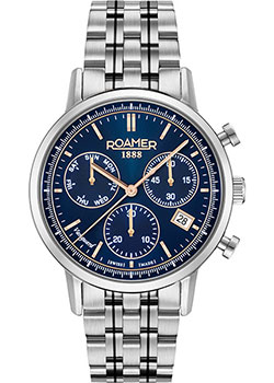 

Швейцарские наручные мужские часы Roamer 975.819.41.45.90. Коллекция Vanguard