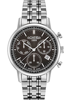 Швейцарские наручные  мужские часы Roamer 975.819.41.55.90. Коллекция Vanguard