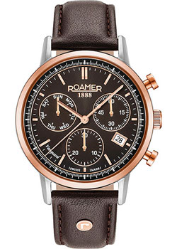 

Швейцарские наручные мужские часы Roamer 975.819.49.55.09. Коллекция Vanguard