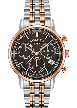 

Швейцарские наручные мужские часы Roamer 975.819.49.55.90. Коллекция Vanguard