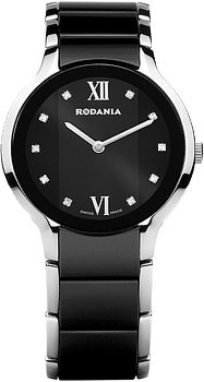 

Швейцарские наручные женские часы Rodania 24518.47. Коллекция Ceramica