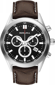 

Швейцарские наручные мужские часы Rodania 25001.26. Коллекция Chronograph