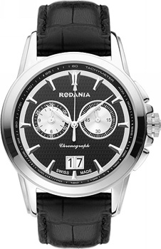 

Швейцарские наручные мужские часы Rodania 25006.26. Коллекция Chronograph