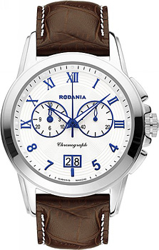 

Швейцарские наручные мужские часы Rodania 25013.20. Коллекция Chronograph