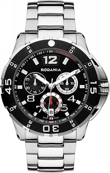 

Швейцарские наручные мужские часы Rodania 25031.46. Коллекция Chronograph