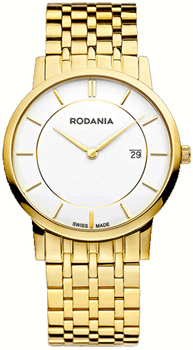 

Швейцарские наручные мужские часы Rodania 25045.60. Коллекция Elios