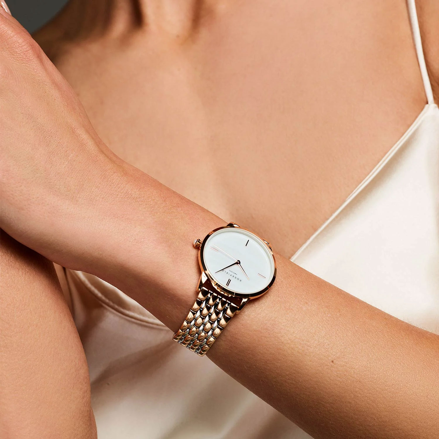 Rosefield gold watch store