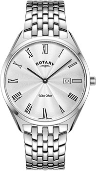 fashion наручные  мужские часы Rotary GB08010.01. Коллекция Ultra Slim - фото 1