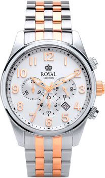 

fashion наручные мужские часы Royal London 41201-10. Коллекция Chronograph