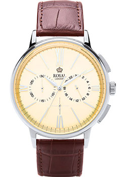 fashion наручные  мужские часы Royal London 41370-04. Коллекция Chronograph