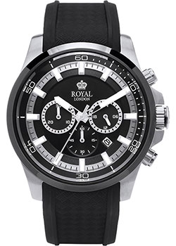 

fashion наручные мужские часы Royal London 41375-01. Коллекция Chronograph