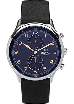

fashion наручные мужские часы Royal London 41385-03. Коллекция Chronograph