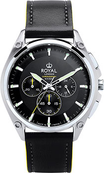 

fashion наручные мужские часы Royal London 41397-02. Коллекция Chronograph