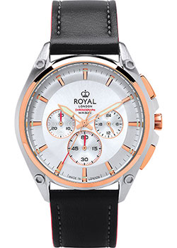 

fashion наручные мужские часы Royal London 41397-04. Коллекция Chronograph