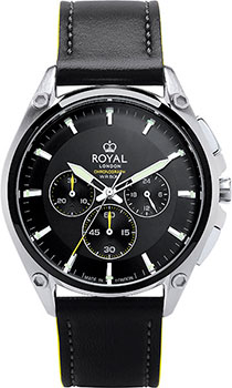 

fashion наручные мужские часы Royal London 41397-05. Коллекция Chronograph