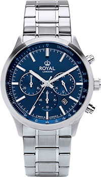 

fashion наручные мужские часы Royal London 41454-06. Коллекция Chronograph