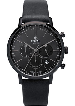 

fashion наручные мужские часы Royal London 41456-04. Коллекция Chronograph