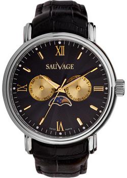 

Швейцарские наручные мужские часы Sauvage SV89312S. Коллекция Etalon