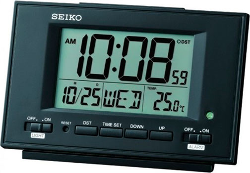 Настольные часы Seiko Clock QHL075KN. Коллекция Настольные часы - фото 1
