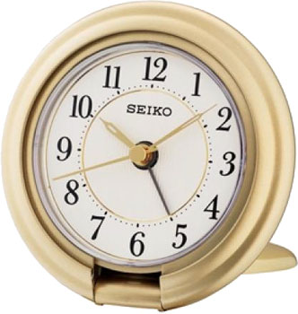 Настольные часы Seiko QHT014GL цифровой будильник изогнутый плоский большой дисплей фотозеркало для детской спальни функция повтора температуры настольные часы дом