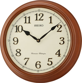 Настенные часы Seiko Clock QXD214BN. Коллекция Настенные часы - фото 1