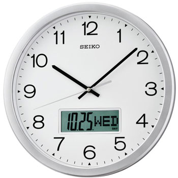 Настенные часы Seiko Clock QXL007SN. Коллекция Настенные часы - фото 1