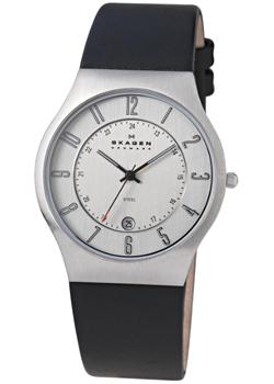 

Швейцарские наручные мужские часы Skagen 233XXLSLC. Коллекция Leather