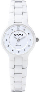 

Швейцарские наручные женские часы Skagen 572SSXWC. Коллекция Ceramic